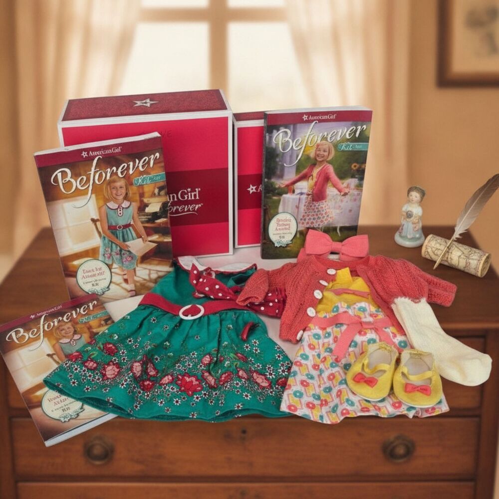 American Girl Doll Kit Kittredge BeForever Meet & Photographer Outfit Sets